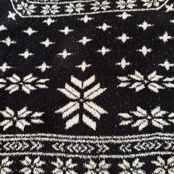 Barefoot Dreams Cozychic Crewneck Sweater Women’s Small Fair Isle Seaside Knit - Picture 7 of 9